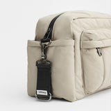 FREYA Eco Oversized Stroller Organiser With Stroller Clips - Taupe