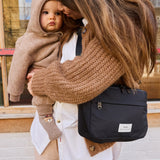 FRIDA Eco Stroller Organiser with Stroller Clips - Black