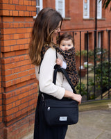 FRIDA Eco Stroller Organiser with Stroller Clips - Black