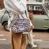 FRIDA Eco Stroller Organiser with Stroller Clips - Leopard