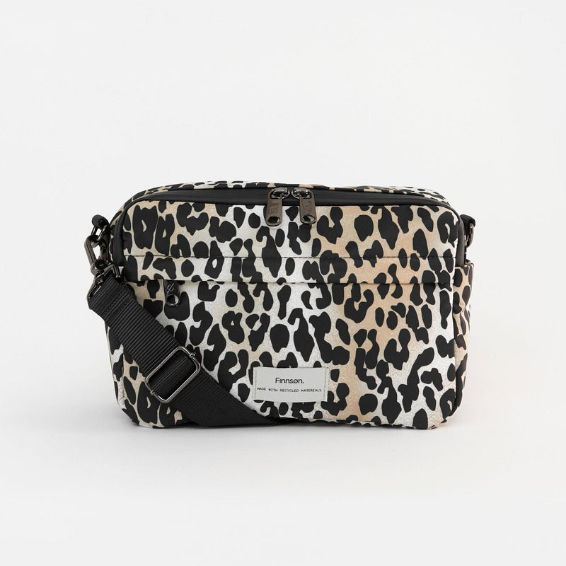 FRIDA Eco Stroller Organiser With Stroller Clips - Leopard