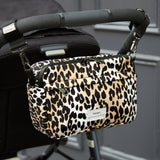 FRIDA Eco Stroller Organiser with Stroller Clips - Leopard