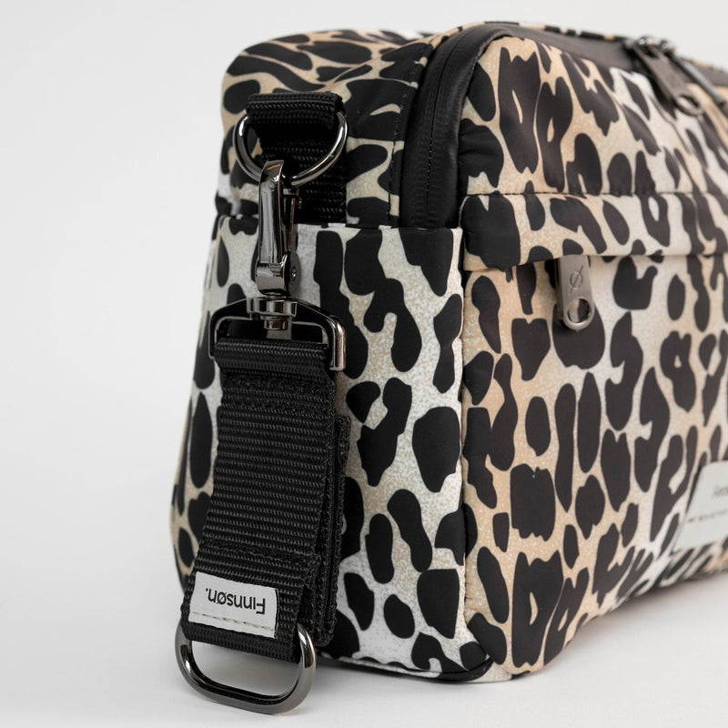 FRIDA Eco Stroller Organiser With Stroller Clips - Leopard