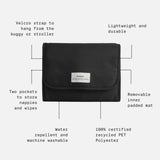 MAGGIE Eco Travel Changing Mat - Black