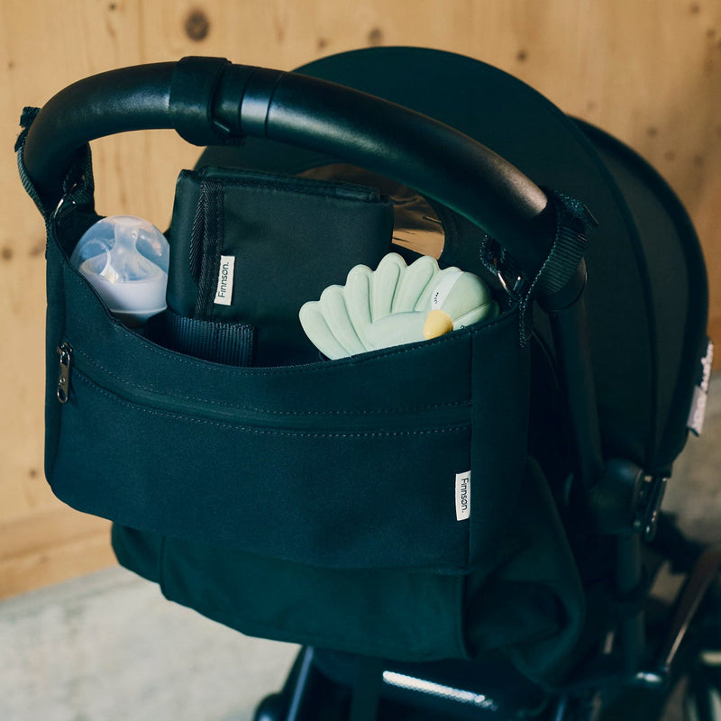 ODIN Eco Stroller Caddy With Built in Stroller Clips - Black