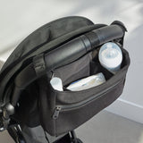 ODIN Eco Stroller Caddy With Built in Stroller Clips - Black