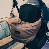 OSMA Eco Stroller Organiser with Stroller Clips - Mocha