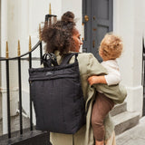 RAE Eco Changing Backpack with Changing Mat - Black