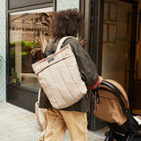 RAE Eco Changing Backpack With Changing Mat - Taupe