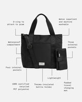 SELBY Eco Changing Bag With Changing Mat - Black