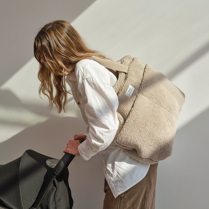 SIGRID Eco Changing Bag With Changing Mat - Biege
