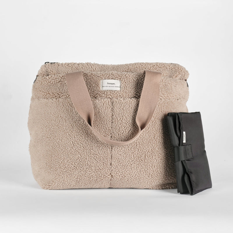 SIGRID Eco Changing Bag With Changing Mat - Biege