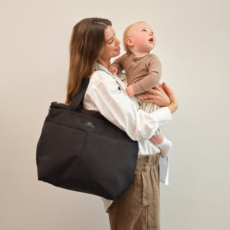 SIGRID Eco Changing Bag With Changing Mat - Black