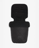 Universal Buggy Footmuff Black Quilted