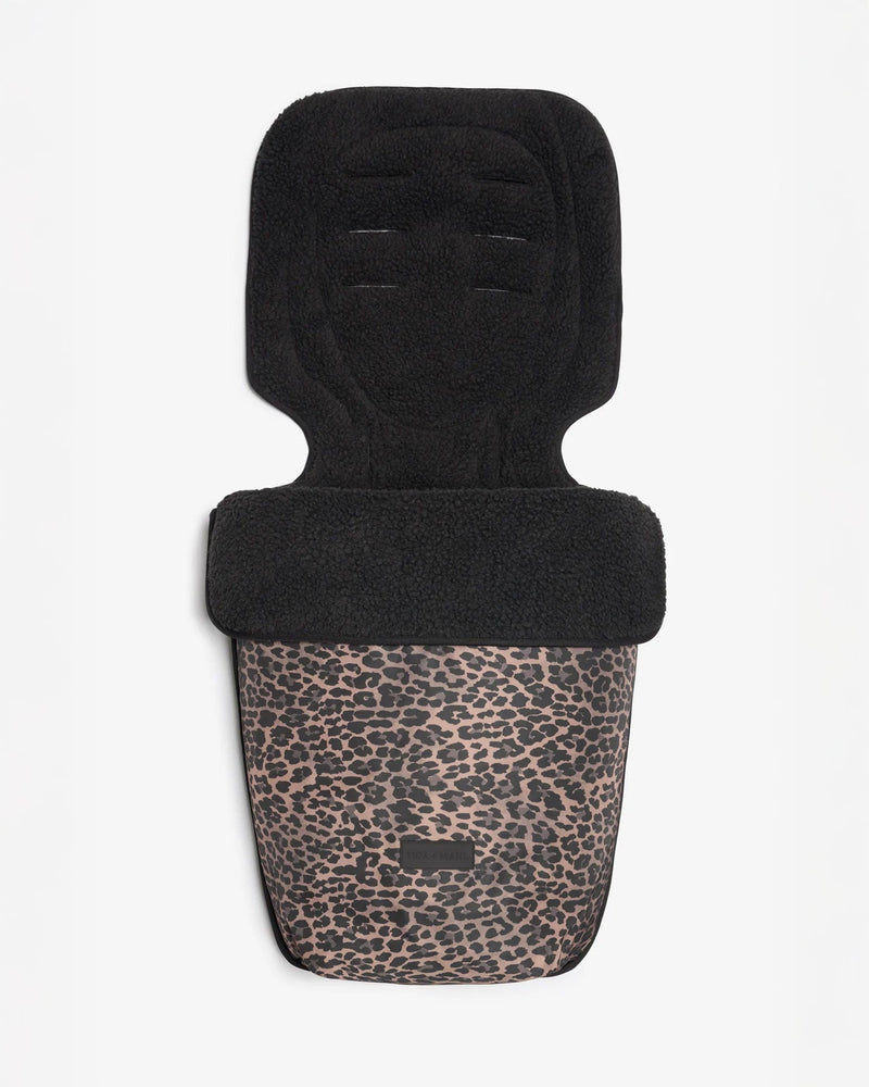 Universal Buggy Footmuff Brown Tonal Leopard