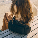 PRE ORDER - FREYA Eco Oversized Stroller Organiser With Stroller Clips - Black