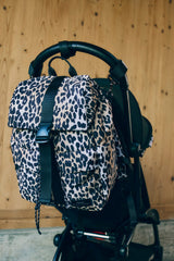 ELISE Eco Changing Backpack With Changing Mat - Leopard