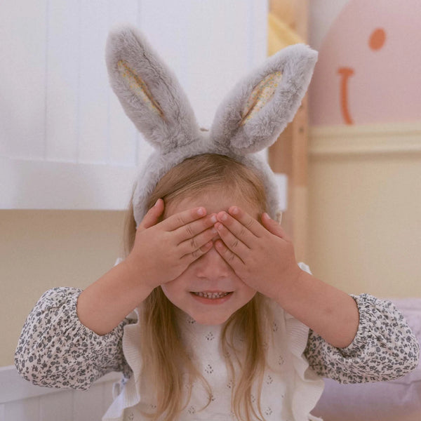 Olli Ella - Fluffle Bunny Headband - Smoke