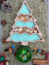 Christmas Tree Sensory Tray