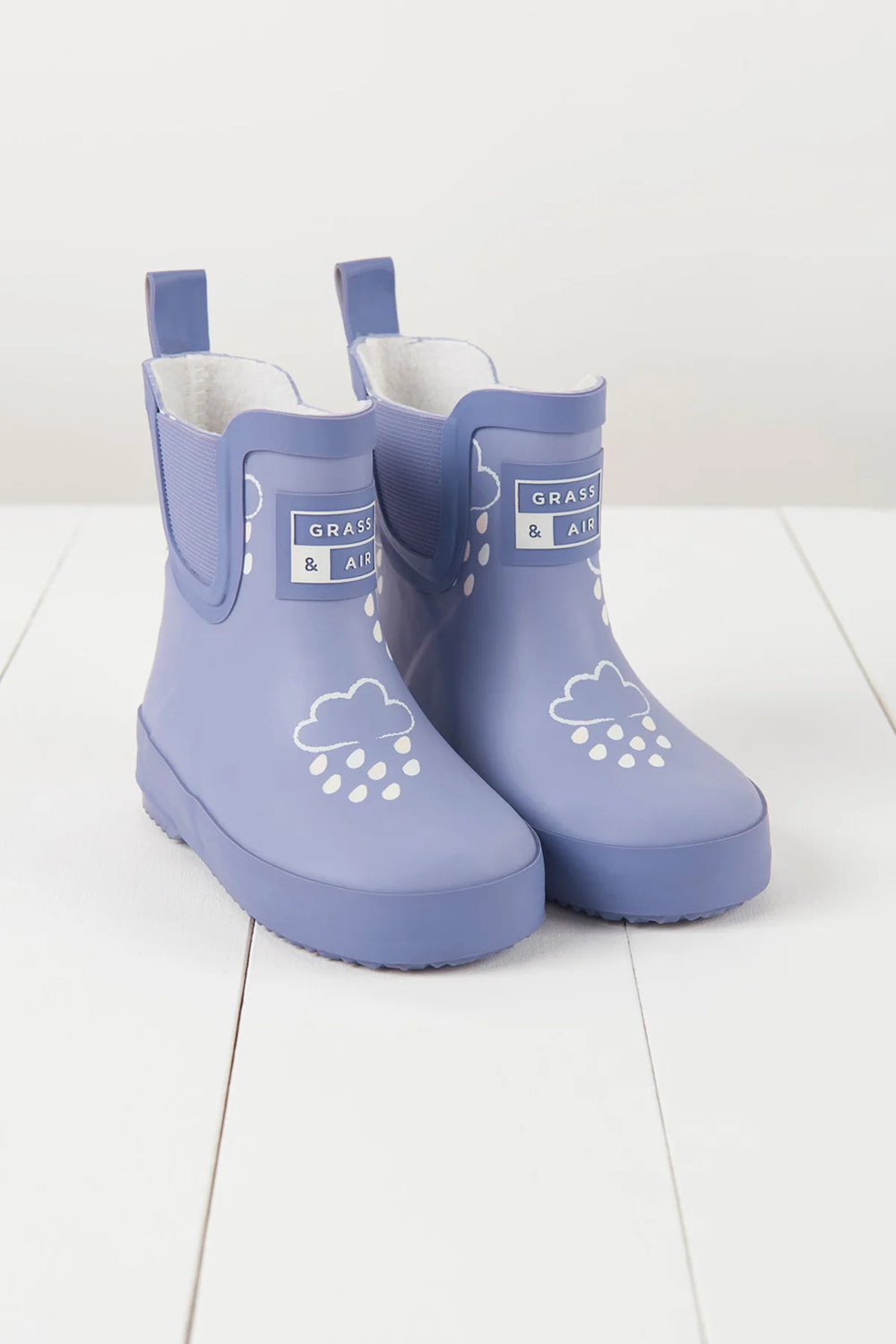 Grass & Air - Short Colour Changing Wellies - Lavender