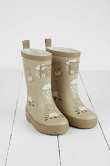 G&A x Peppa Pig Winter Wellies with Bag - Stone