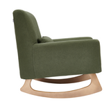 Serena Rocking & Nursing Chair - Forest Bouclé | Oak