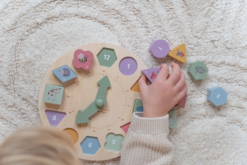 Little Dutch - Puzzle Clock - Butterfly