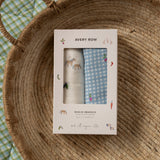 Extra Large Organic Baby Muslins, Set of 2 - Little Farm / Radish