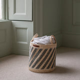 Maize Stripe Storage Basket Set of 3 - Natural