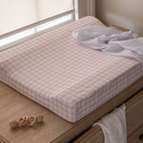 Baby Changing Mat - Pink Check