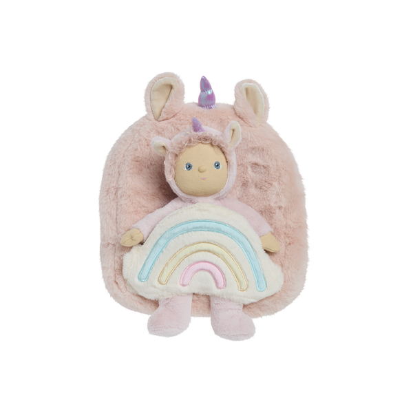 Olli Ella - Hopalong Unicorn Backpack - Pink