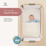 ergoPouch - Organic Untuckable Safer Sleep HugMe Blanket 1.0 / 2.5 TOG