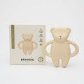 Moonie - Natural Rubber Teddy Teether - Sand