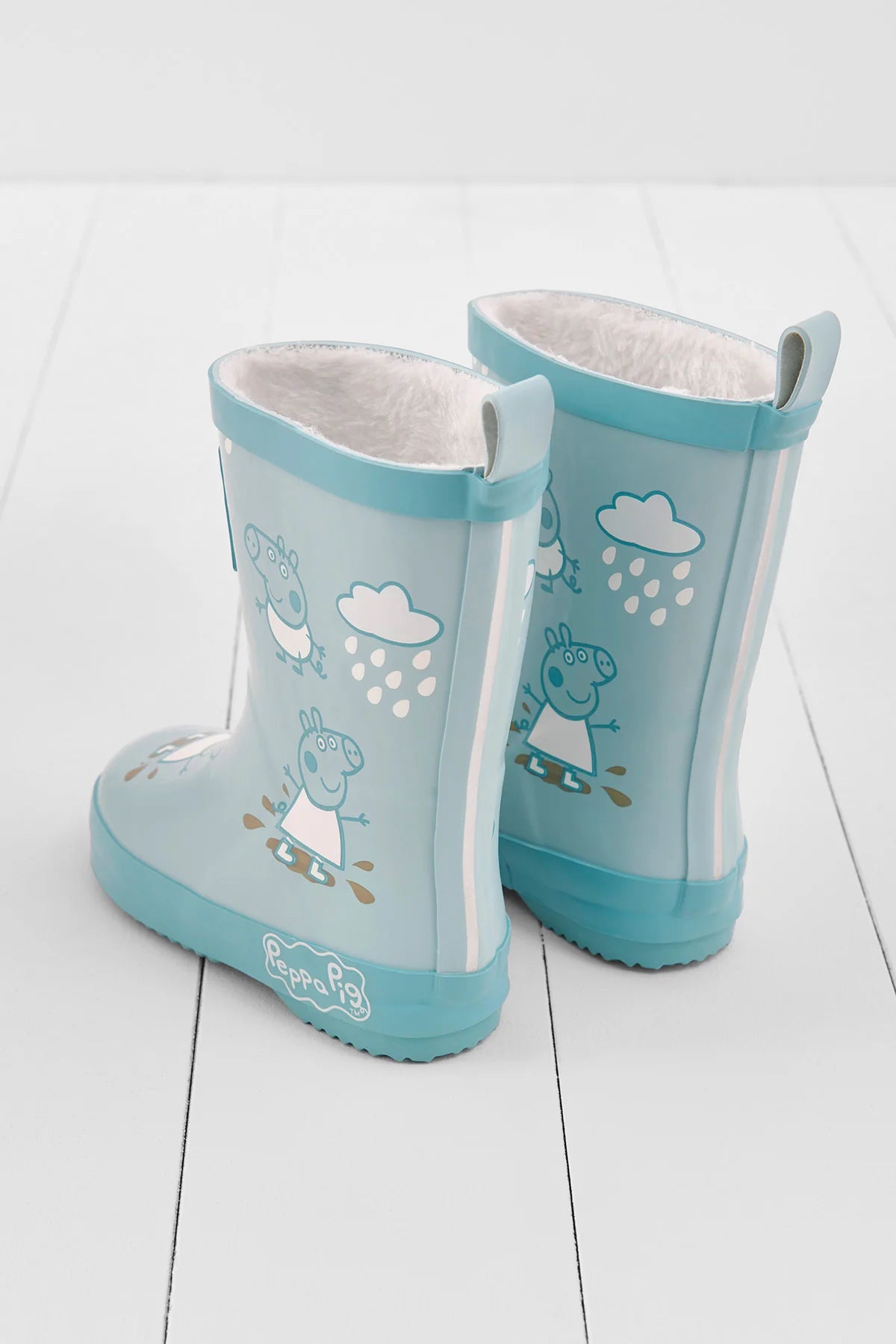 G&A x Peppa Pig Winter Wellies with Bag Peppermint Blue – Mimibear