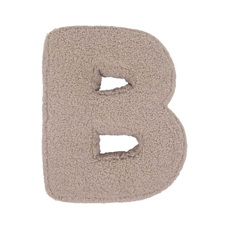 Betty’s Home Boucle Mocha Letter Cushion