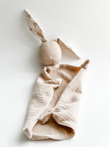 Baby Comforter - Oat / Small Leaves