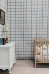 Woven Gingham Wallpaper