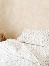 Muslin Cotbed Duvet Set - Botanical