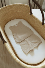 Baby Knitted Sleeveless Top & Shorts