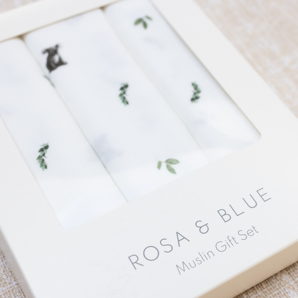 Bamboo Muslin Gift Set - Koala
