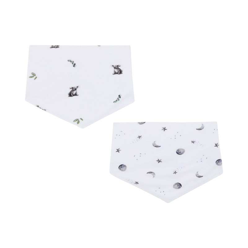 Bibs - Set of 2 - Koala / Starlit Moon