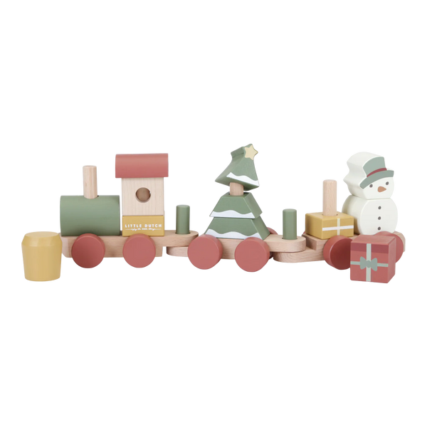 Blocks Train Christmas