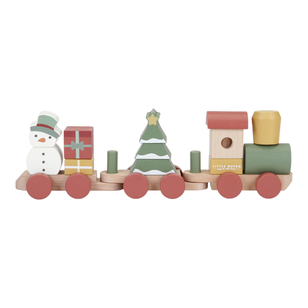 Blocks Train Christmas