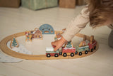 Christmas Wooden Train Track