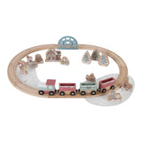 Christmas Wooden Train Track