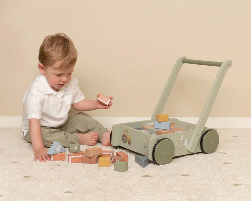 Little Dutch - Block Trolley - Little Farm
