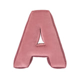 Betty's Home Rose Velvet Alphabet Cushion