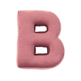 Betty's Home Rose Velvet Alphabet Cushion