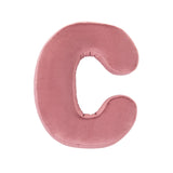 Betty's Home Rose Velvet Alphabet Cushion