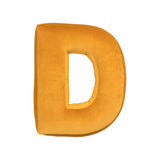 Betty's Home Yellow Velvet Alphabet Cushion